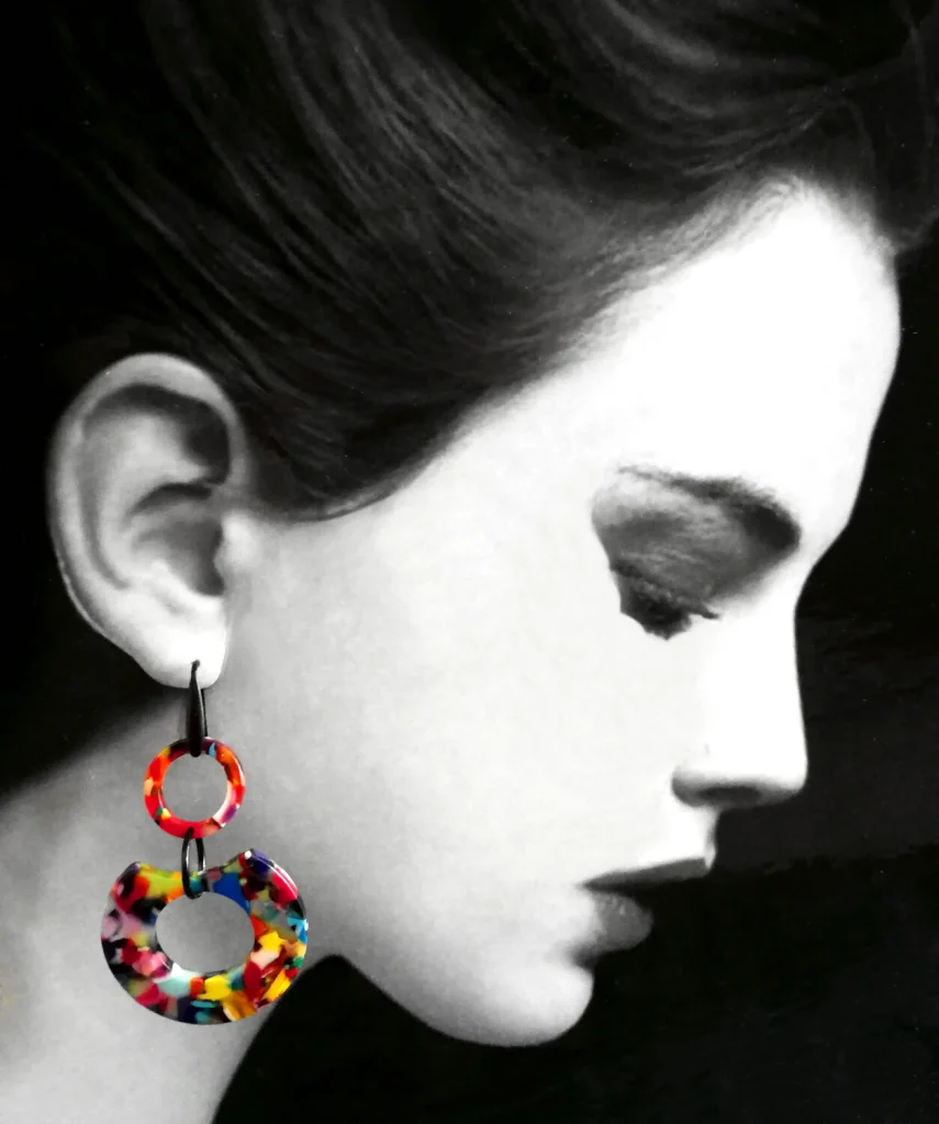 Pendientes de resina y acero inoxidable - 3 modelos a elegir