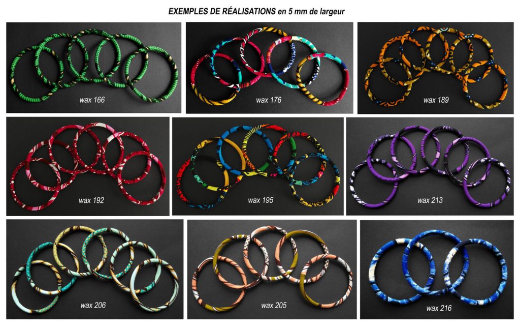 Bracciale flessibile waterproof - larghezza e tessuto a scelta, lunghezza adatta al giro mano - unisex