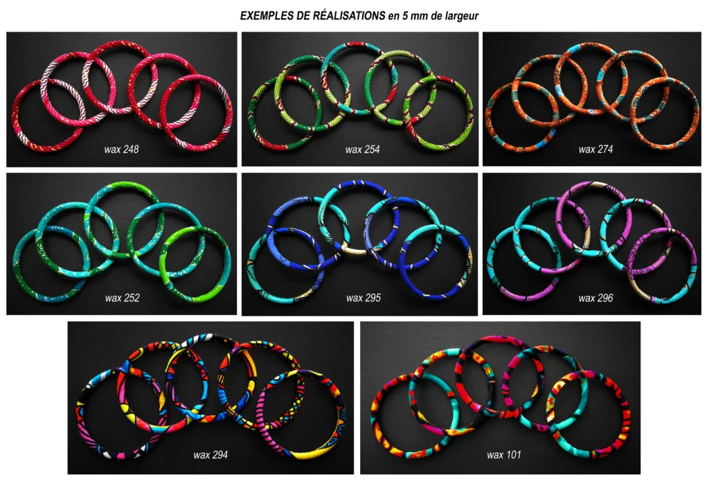 Bracciale flessibile waterproof - larghezza e tessuto a scelta, lunghezza adatta al giro mano - unisex