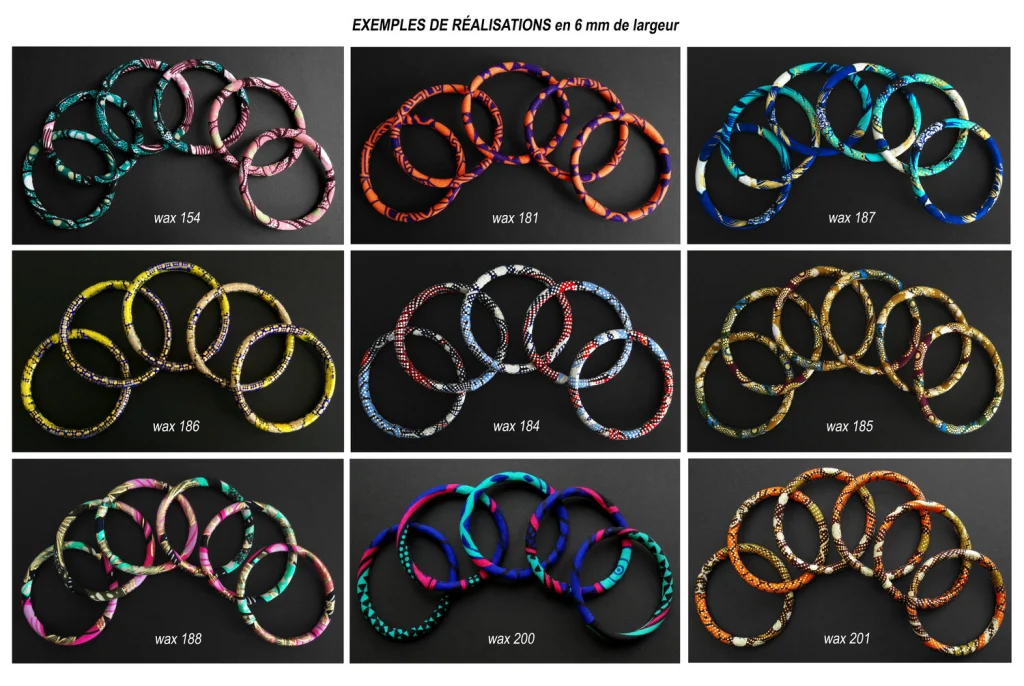 Bracciale flessibile waterproof - larghezza e tessuto a scelta, lunghezza adatta al giro mano - unisex