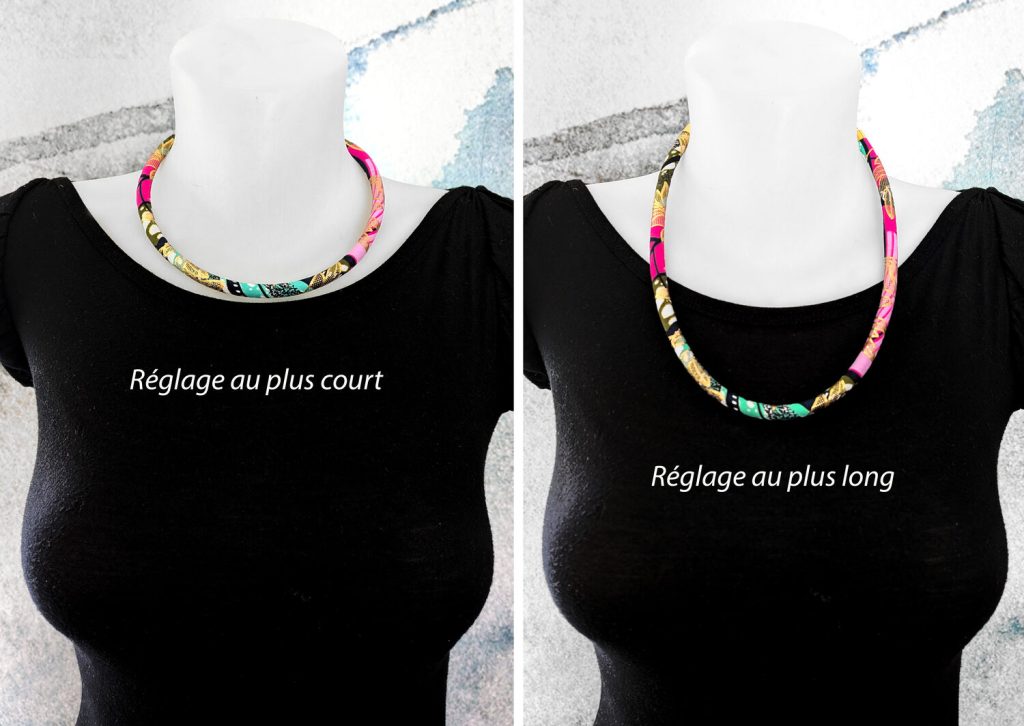 Collar a medida: tela, diámetro, longitud y montura a elegir