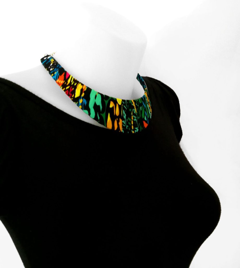 Breite Statement-Kette aus Wax 195, Unikat, Foto 4