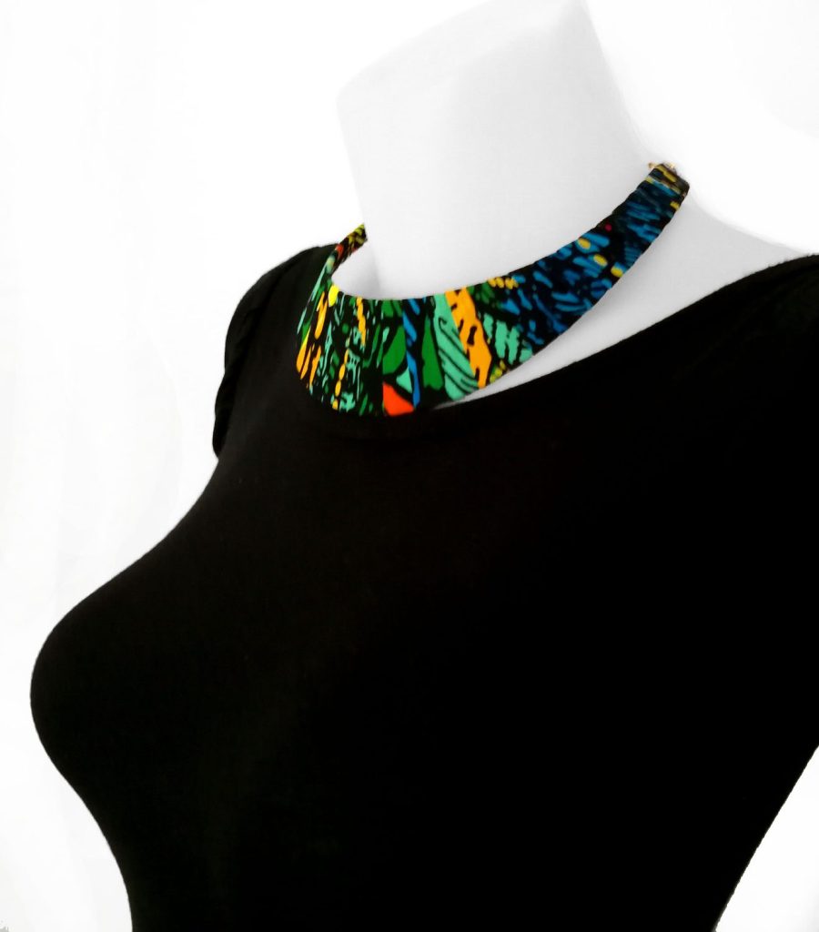 Breite Statement-Kette aus Wax 195, Unikat, Foto 6