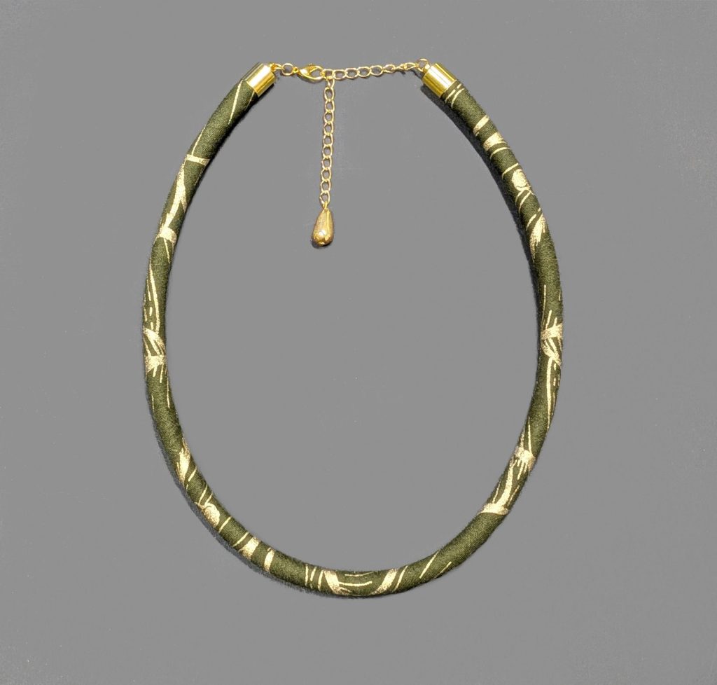 Collana regolabile in wax 28, pezzo unico, foto 2