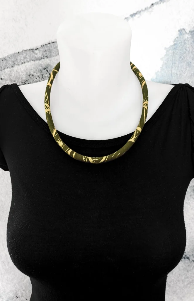 Collana regolabile in wax 28, pezzo unico, foto 4