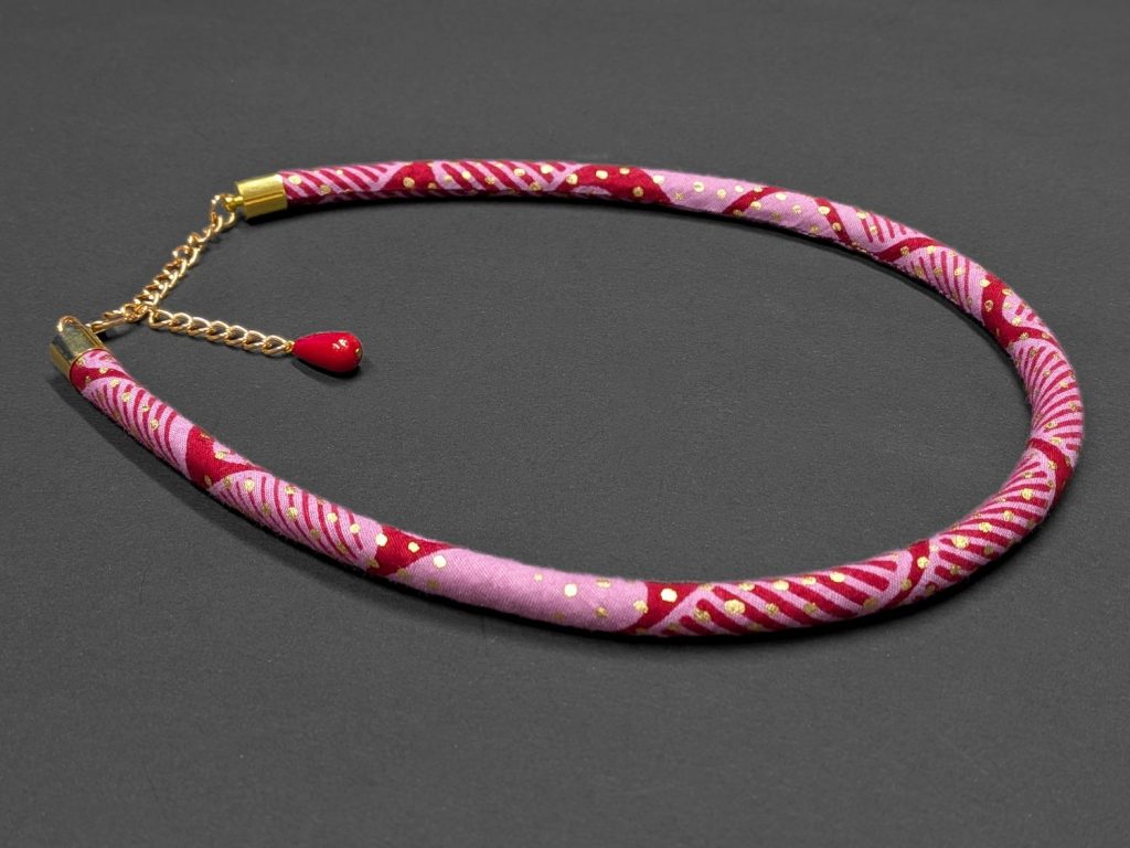 Collana regolabile in wax 34, pezzo unico, foto 2