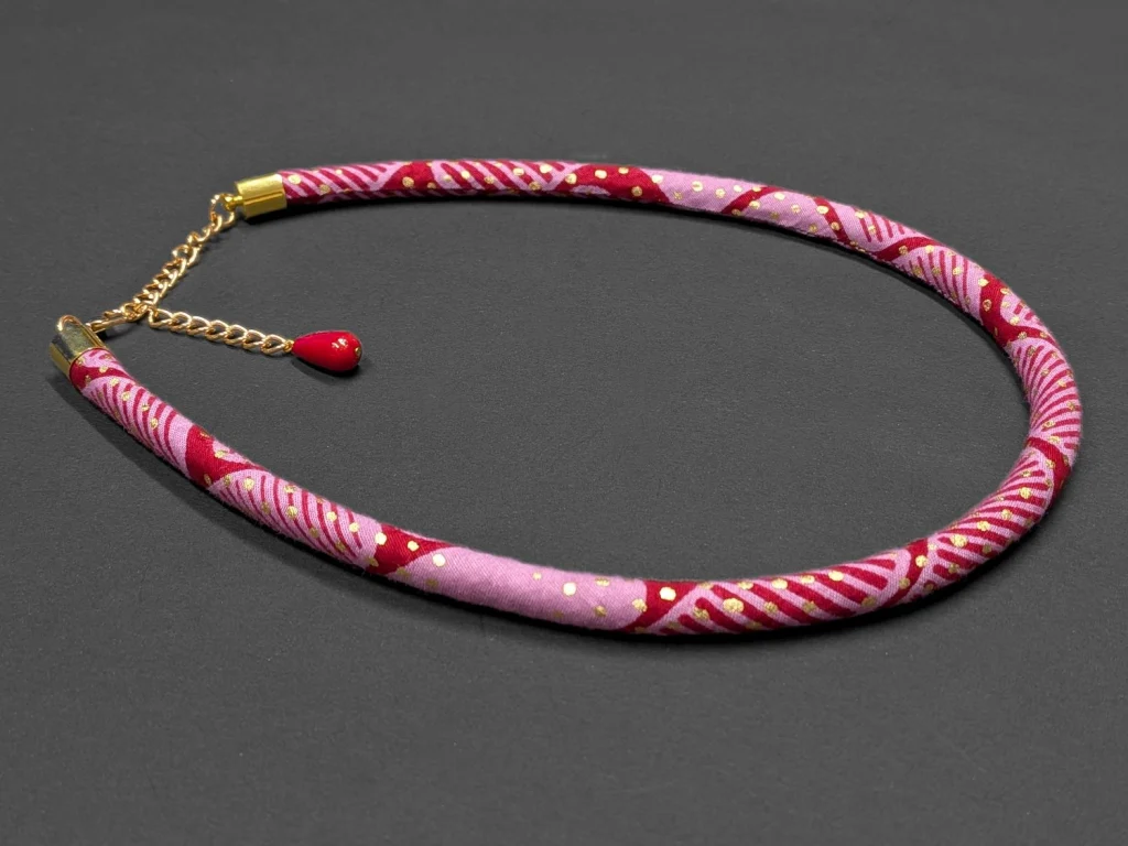 Collana regolabile in wax 34, pezzo unico, foto 2