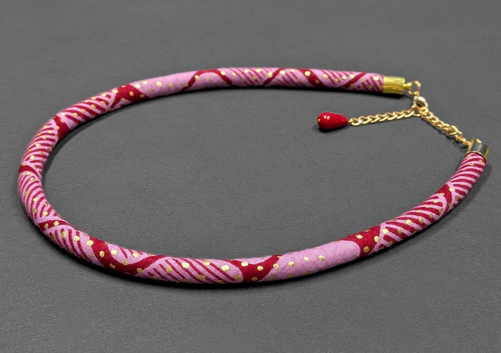 Collana regolabile in wax 34, pezzo unico, foto 3