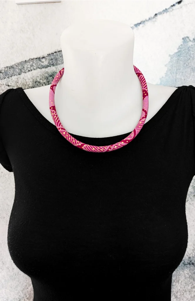 Collana regolabile in wax 34, pezzo unico, foto 4
