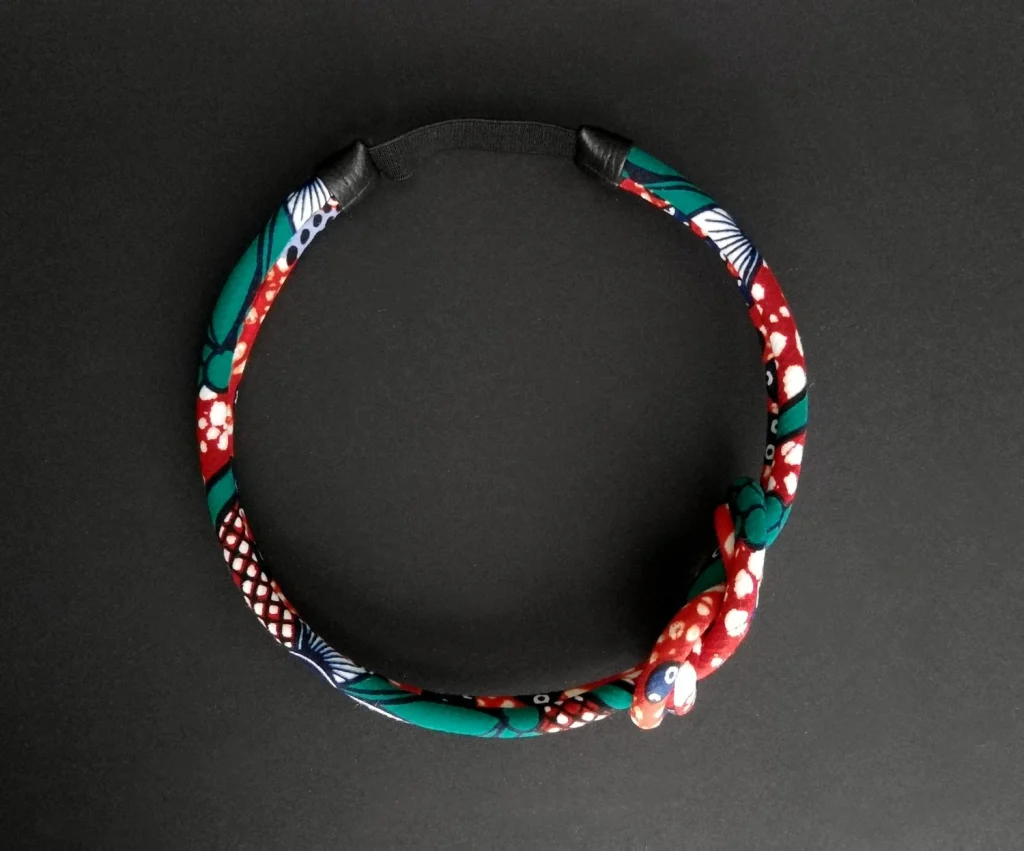 Haarband mit Achterknoten aus Wax-Stoff, Foto 7