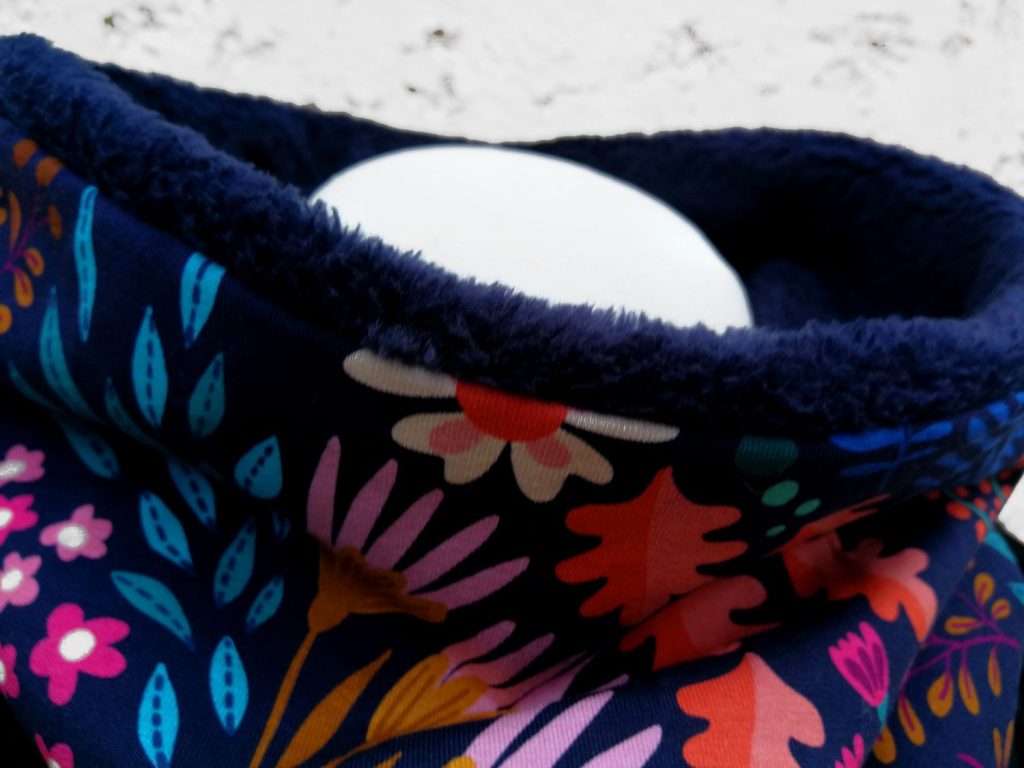 Loopschal mit Fleece gefüttert, Stoff nach Wahl, Foto 6