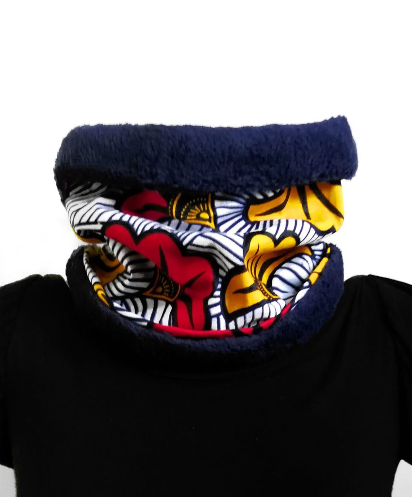Loopschal mit Fleece gefüttert, Stoff nach Wahl, Foto 7